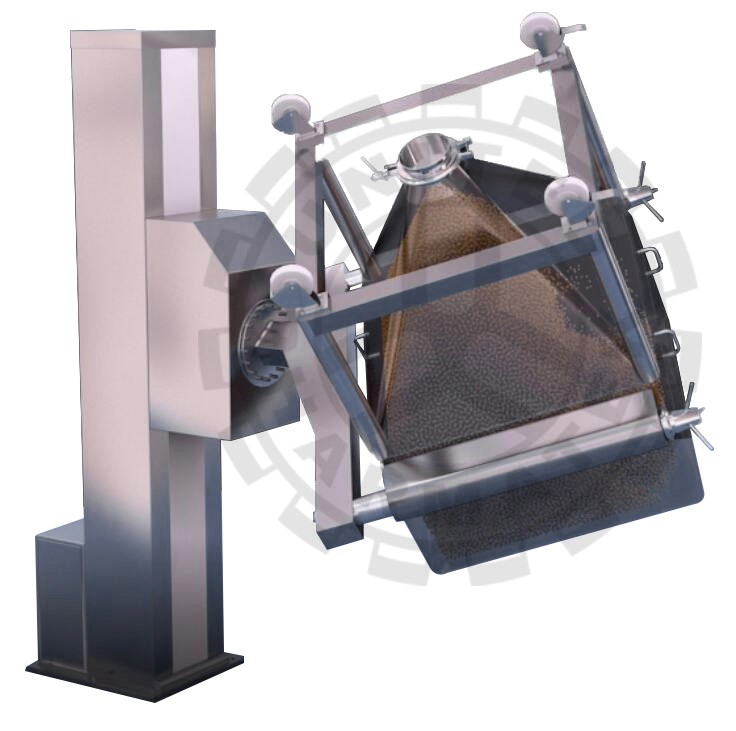 Single Post IBC Bin Blender United Pharmatek